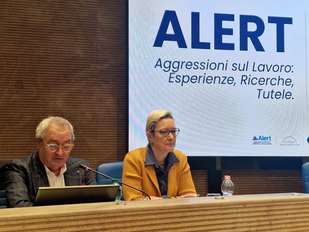 Giuliano Zignani, Presidente ITAL, alla presentazione del Progetto alert sulle aggressioni nei luoghi di lavoro