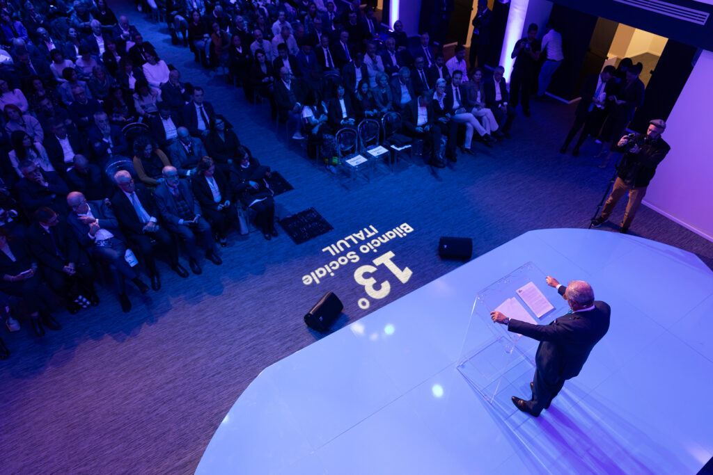 Giuliano Zignani Presidente patronato ITAL alla presentazione del Bilancio Sociale ITAL 2025
